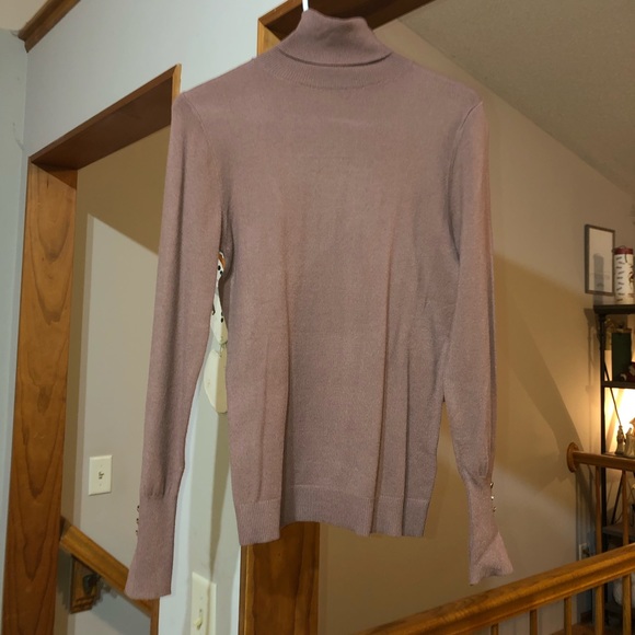 Love Tree Sweaters - Mauve colored turtleneck